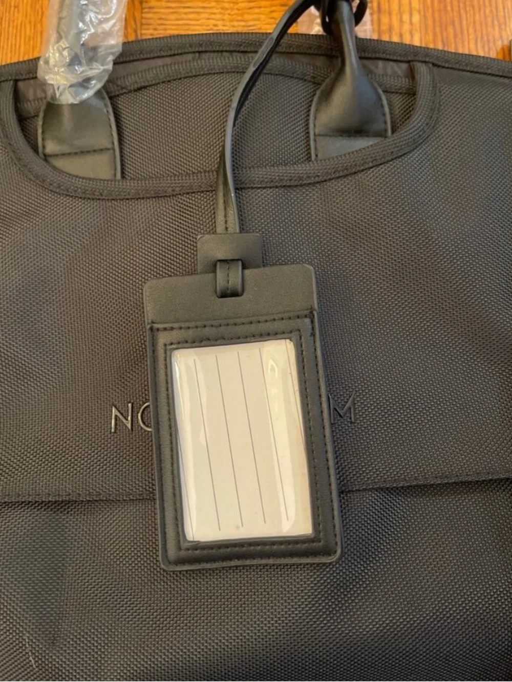 Nordstrom Black Men’s Travel Garment Bag with Shoulder Strap